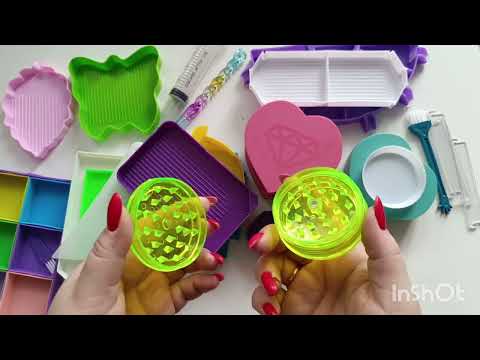 73) Алмазная мозаика. Пополнение запасов. Обзор новых наборов и аксессуаров.