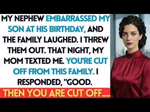 My Nephew Embarrassed My Son At His Birthday, And The Family Laughed  I Threw Them....