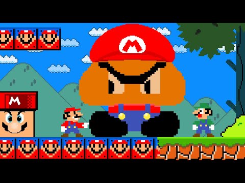 Super Mario Bros., but When Everything Mario Touches Turns into Mario... | Part 2