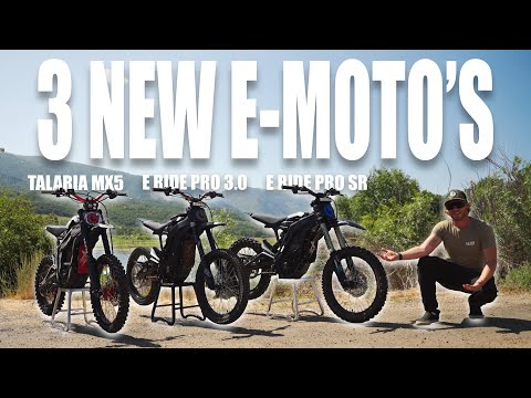 Testing 3 New Insane Electric Dirt Bikes!