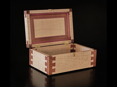 Spline and Inlaid Mitered Dovetail Box - Inspired by Jonathan Katz-Moses