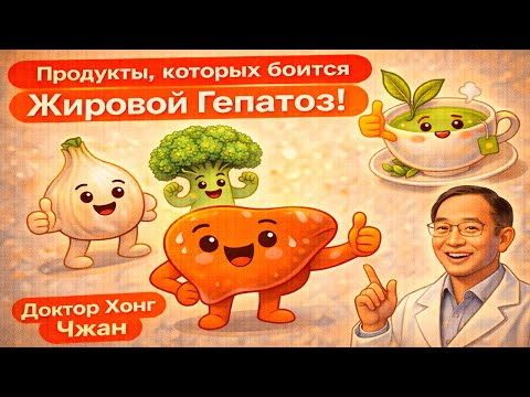 Жировой гепатоз ИСЧЕЗАЕТ! Эти продукты делают чудо ! Доктор Хонг Чжан ! Анимация