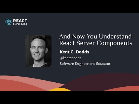 And Now You Understand React Server Components | Kent C. Dodds