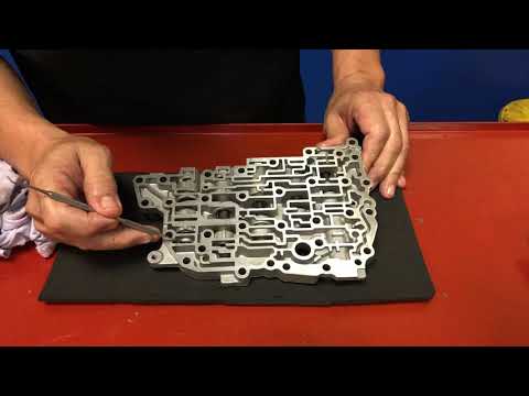 Nissan CVT JF011E  valve body identification, tear down, and Vacuum  test.