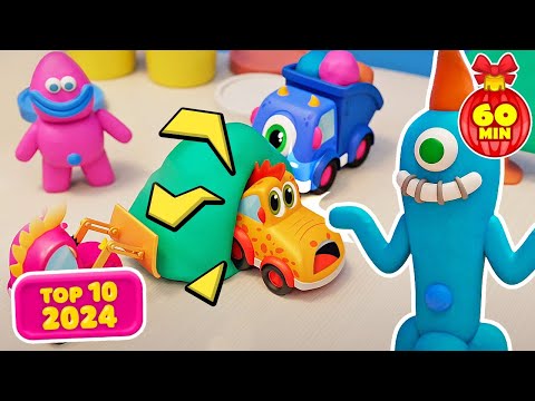 Мультик Машинки Мокас - ТОП ЛУЧШИХ СЕРИЙ! Мультики для мальчиков про машинки