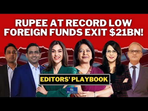 Rupee Hits Record Low | Why India Faces $21Bn Outflows & Market Underperformance | Editors' Playbook