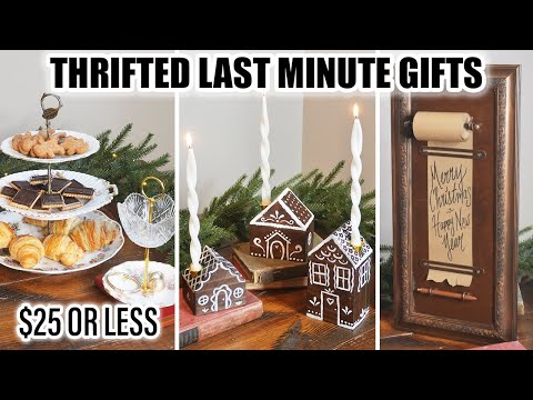 Last Minute Thrifted DIY Gift Ideas (2025) ft @Kreg Tool