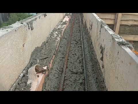 Строительство дома из монолитного арболита. Часть 3 Армопояс