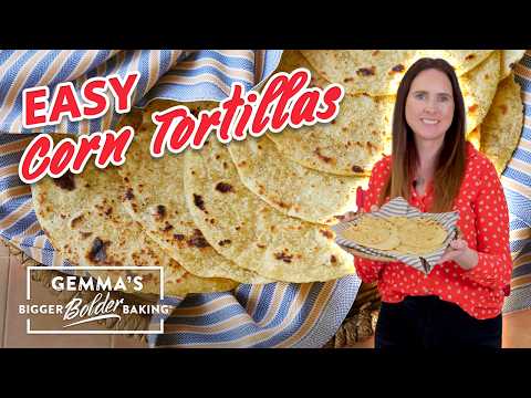 4-Ingredient Homemade Corn Tortillas Recipe