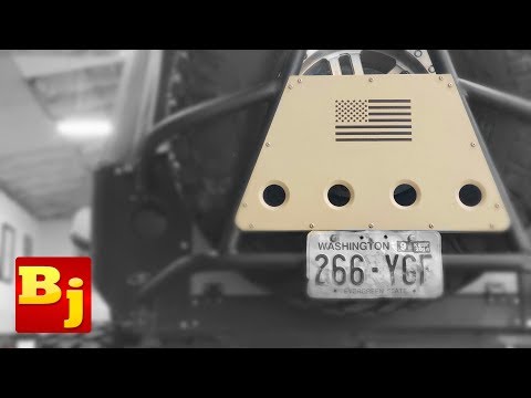 How To Build an OFFROAD Tire Carrier 100% from Scratch!! Full DIY!!