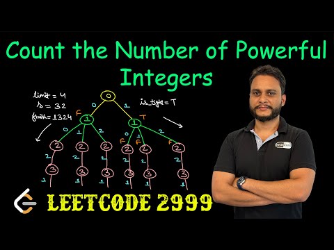 Count the Number of Powerful Integers | Leetcode 2999