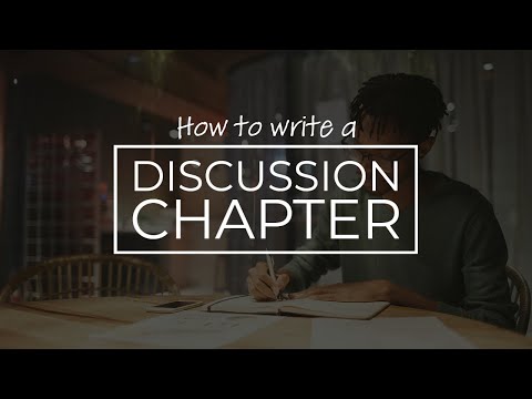 How to write the discussion chapter (and what NOT to write)