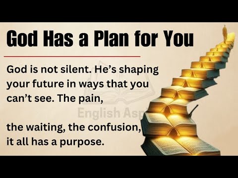 God Has a Plan for You ✅ || Watch This When You Feel Lost 🌟 || Learn English with Motivation