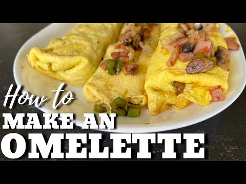 How to make an omelette on the griddle for beginners