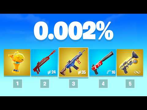 We Found Fortnite’s RAREST Weapons!