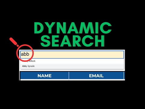 🔍 How to Create a Search Bar (Google Sheets)