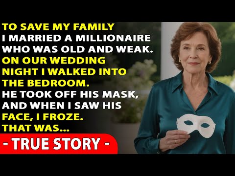 When the old man I had to marry for money took off his mask, I understood everything.