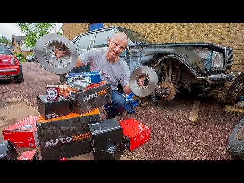 W123 welding continues and a HUGE box of AutoDoc parts arrives