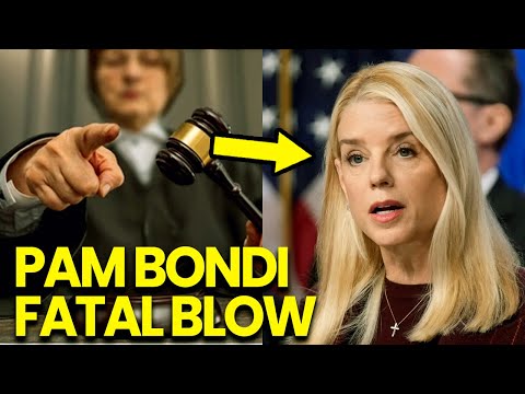 PAM BONDI CRUMBLES After Judge BLOWS Her Cover