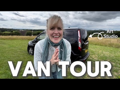 I Bought a Van - to turn into my travel ART STUDIO