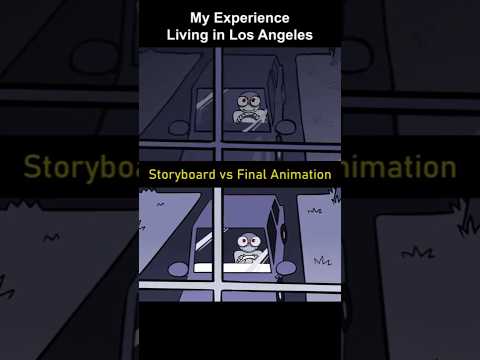 Storyboard vs Animation: Living in Los Angeles (shot 14)