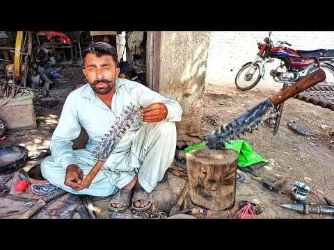  Making A snow-cutting knife was made by heating the front of a Fortuner car 🚗🚨