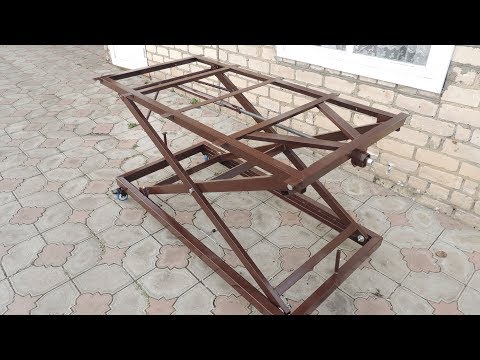 Сделай сам. Подъемный стол ножничного типа.