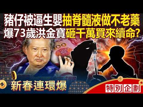 女豬仔沒貢獻「就被逼生孩子」一胎賣300萬？！嬰兒送進實驗室「抽脊髓液做不老藥」爆出73歲洪金寶砸千萬買來續命？ -徐俊相【57爆新聞 精選】  @57BreakingNews