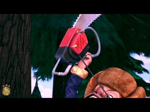 惹我光头强！😡🔥