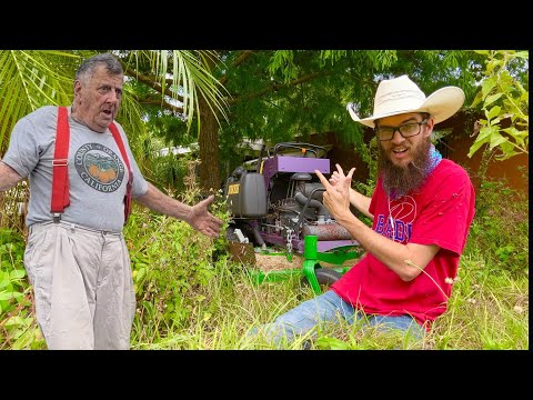 He Couldnt AFFORD to have his NEGLECTED yard cut till I OFFERED to do it for FREE