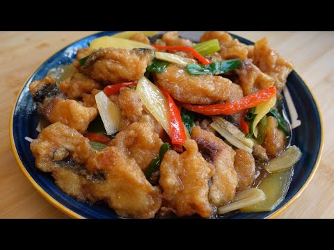 姜葱鱼片这样做🐟简单0失败，鱼肉鲜嫩，配上姜葱汁非常的好吃又下饭，来上两碗米饭绝对不够Ginger and scallion fish fillets 🐟 Simple and 0 failures