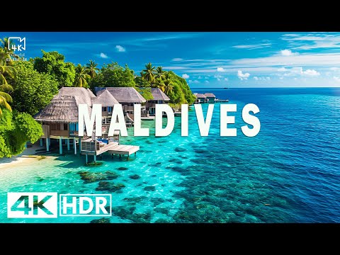 Maldives 4K UHD - View of Maldives from the air: The Most Beautiful Beaches in the World 🏝️✨
