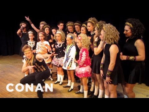 Behind The Scenes: Conan Learns How To Irish Step Dance | CONAN on TBS