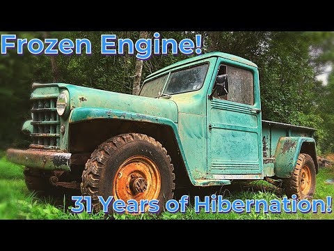 Will this Willys Pickup Run after 31 Years? SEIZED Engine