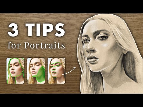 3 TIPS on How to build up a Portrait (Without Loomis Method)
