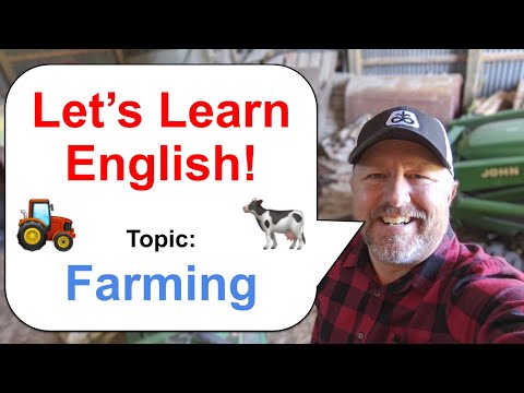 Let's Learn English! Topic: Farming 🐓🚜🐄