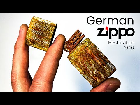 Rare WWII Lighter Found in Ruins – Restored to Perfection!