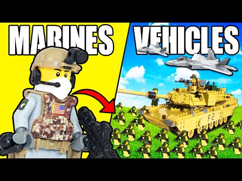 I built US MILITARY in LEGO...