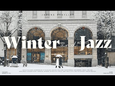 Playlist | Gentle Winter Jazz to Add Cozy Mood with Ace Bed ❄️🩵 | Relaxing Jazz Music