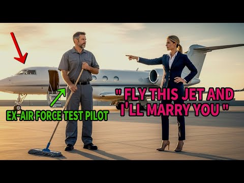 "Fly This Jet and I'll Marry You," CEO Laughed— The Janitor's Past Left Her in Tears