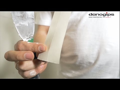 Как заделать стыки с помощью бумажной ленты и полимерной шпатлевки