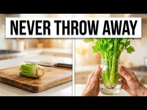 25 British Kitchen Scraps Your Nan NEVER Threw Away (They Regrow Into Free Food)