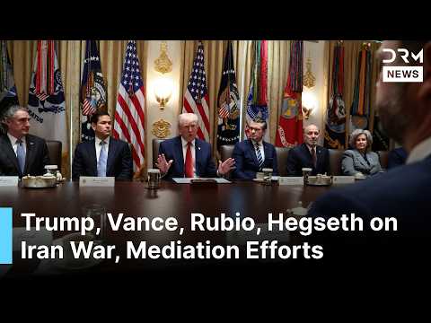 JUST IN: Trump, Vance, Rubio, Hegseth Slam Iran, Push Deal via Pakistan Amid Israeli Strikes | AC1G