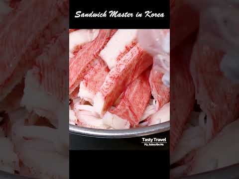 재료 빵빵 최고의 샌드위치, 달인 샌드위치, 에그 샌드위치, The Best Sandwich, Ham egg Sandwich, Korean street food, #shorts