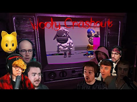 YouTubers react to Wooly Crashout in Amanda the adventurer 3