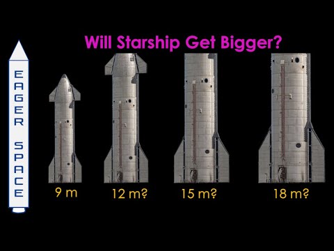 Will Starship Get Bigger? Propellant tank sizes and rocket diameters