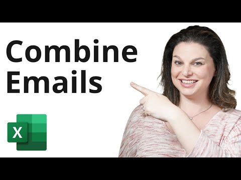 Combine Multiple Email Addresses into One Line using Excel