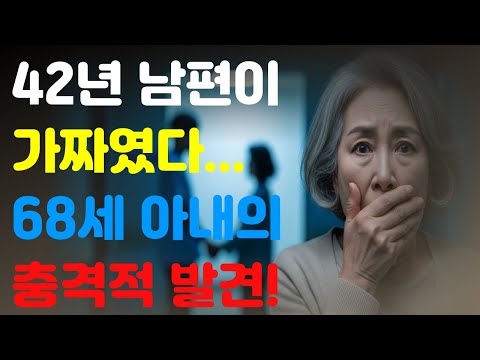 [인생사연] 42년 같이 산 남편이 가짜였다...68세 아내의 충격적 발견! #이혼사연 #노후사연 #오디오북