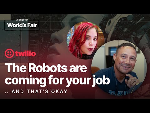 The Robots are coming for your job, and that's okay - Elmer Thomas and Maria Bermudez