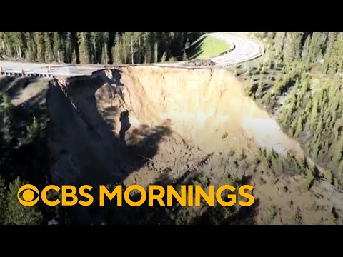 Part of Wyoming road collapses, causing major impact on local tourism